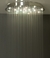  SLIM experience shower with LED RGB lighting, polished stainless steel